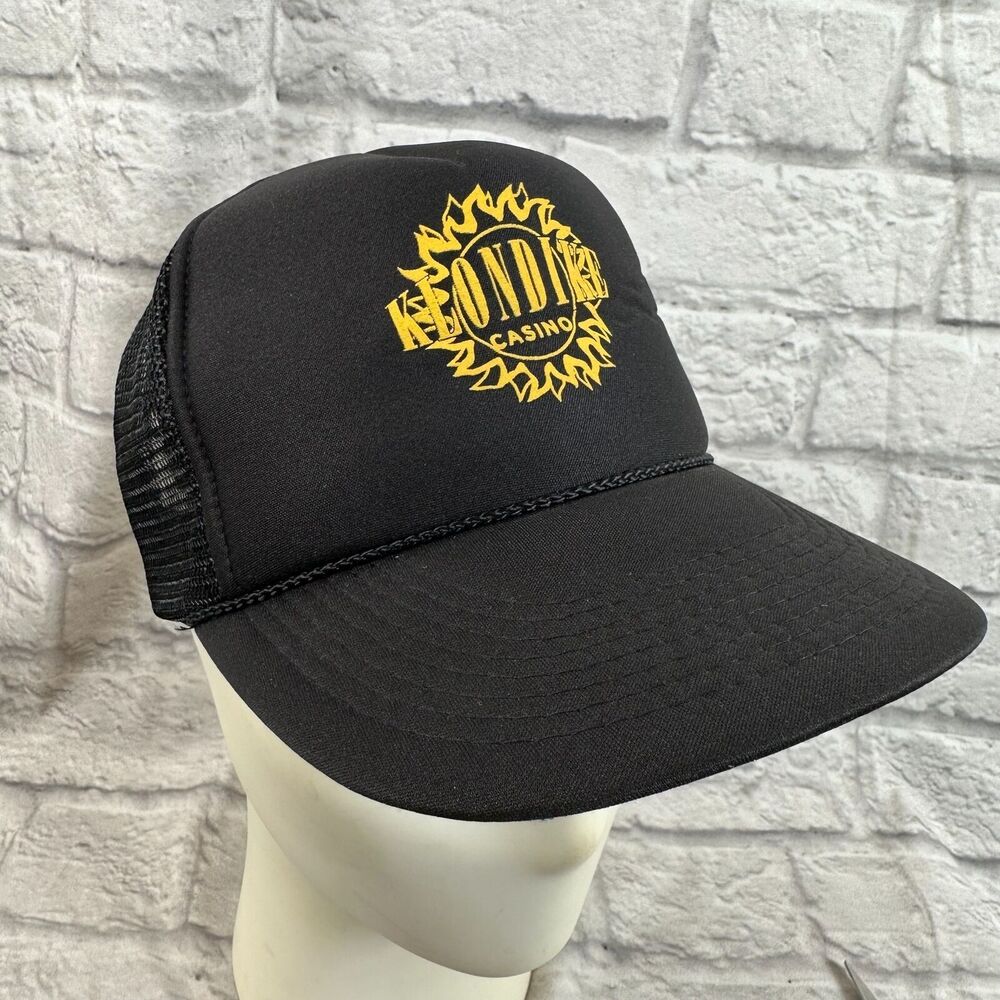 Klondike Sunset Casino Las Vegas NV Snapback Trucker Hat Cap Nissun Yellow Sun